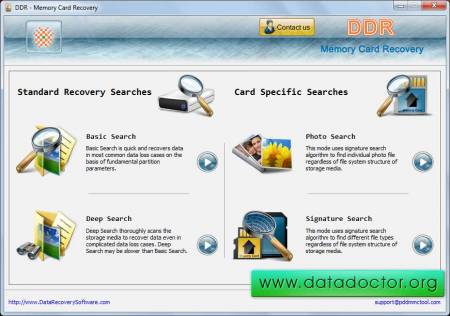 ������� Memory Card Photos Restore