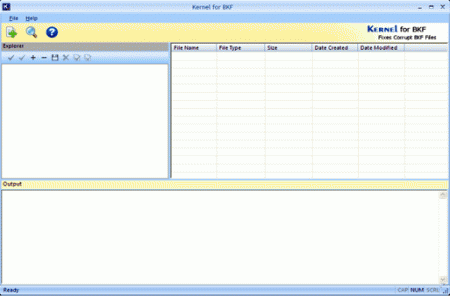 ������� Recovery BKF File