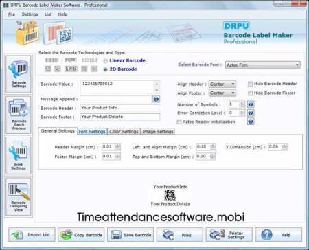 ������� Professional Barcode Software