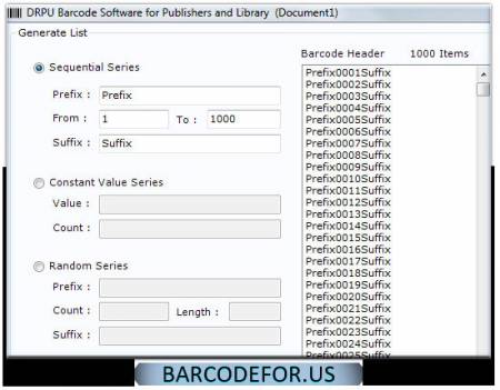 ������� Publishing Industry Barcode Generator