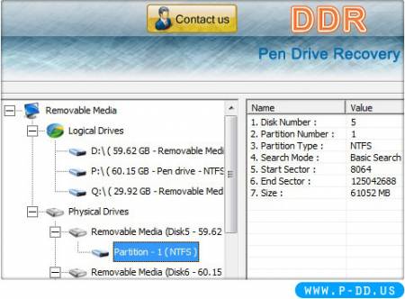 ������� Deleted Files Recovery USB Drive