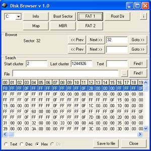  FAT Disk Browser