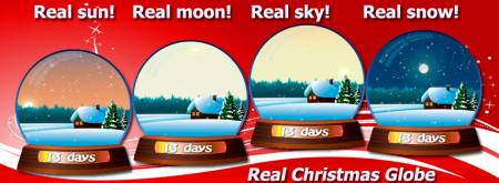 ������� Real Christmas Globe