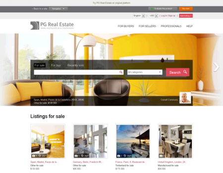 ������� PG Real Estate Script. Renewed