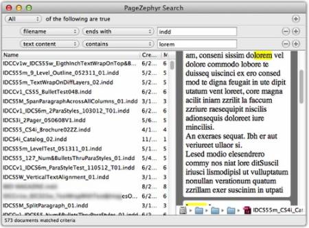 ������� PageZephyr Search