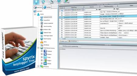 ������� Spyrix Keylogger Free RUS