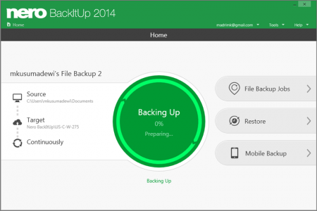  Nero BackItUp