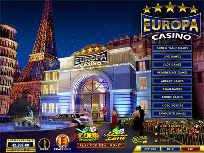  Europa Casino online 3D games