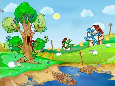  Spring Clock Screensaver