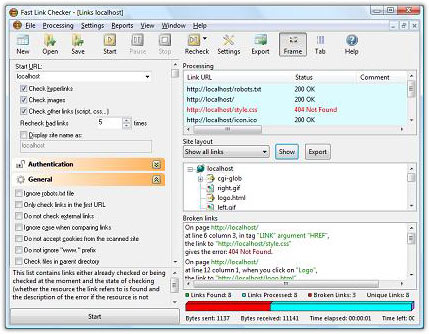 ������� Fast Link Checker