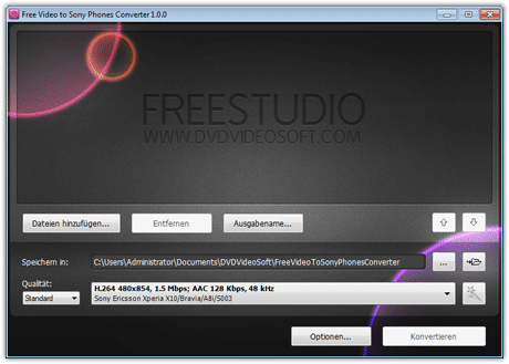 ������� Free Video to Sony Phones Converter