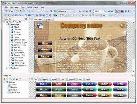  Autoplay Menu Designer