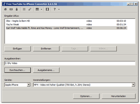  Free YouTube to iPhone Converter