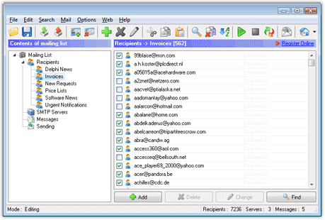 ������� Mail Bomber