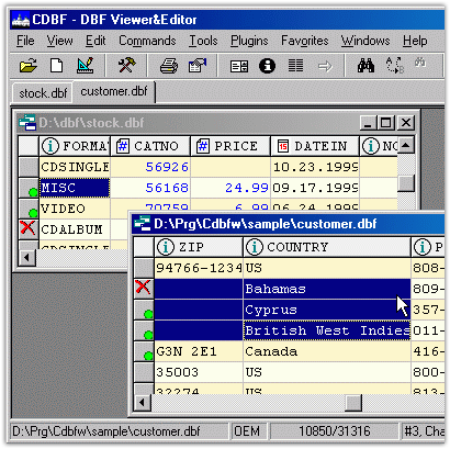  CDBF - DBF Viewer and Editor