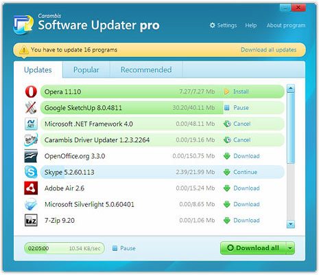  Carambis Software Updater Pro