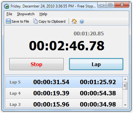  Free Stopwatch