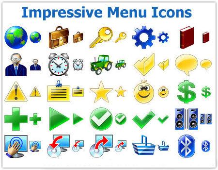 ������� Impressive Menu Icons
