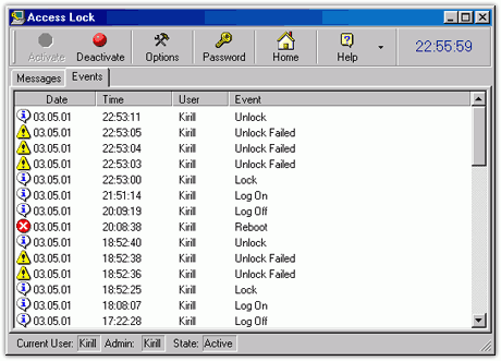 ������� Access Lock