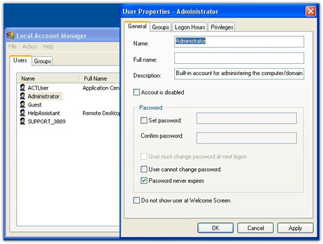  Local Account Manager